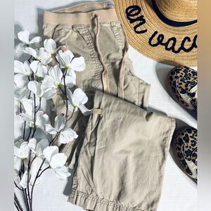 Old Navy Y2K Tan Khaki Baggy Low Rise Cargo Pants